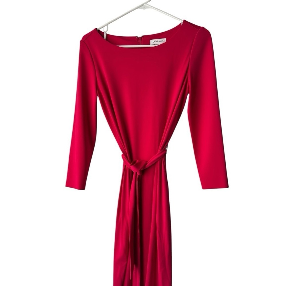 Calvin Klein Women's‎ Size 4 Bright Fuchsia Pink Dress